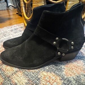 Black Suede Ankle Boots